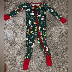 🎄Little Sleepies Holiday Hounds 2t